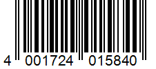 Barcode 4001724015840