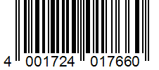 Barcode 4001724017660