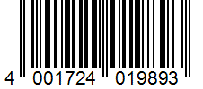 Barcode 4001724019893