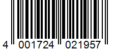 Barcode 4001724021957
