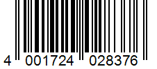 Barcode 4001724028376