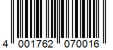 Barcode 4001762070016