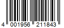 Barcode 4001956211843
