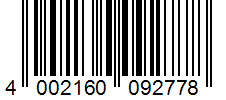 Barcode 4002160092778