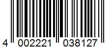 Barcode 4002221038127