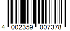 Barcode 4002359007378