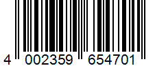 Barcode 4002359654701