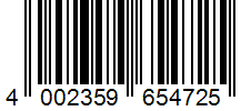 Barcode 4002359654725