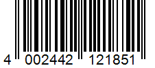 Barcode 4002442121851