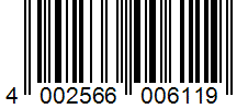 Barcode 4002566006119