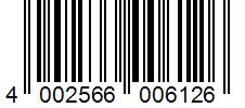 Barcode 4002566006126