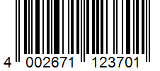 Barcode 4002671123701