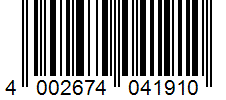 Barcode 4002674041910