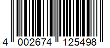 Barcode 4002674125498