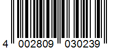 Barcode 4002809030239