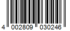 Barcode 4002809030246