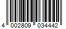 Barcode 4002809034442