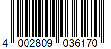 Barcode 4002809036170