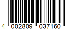 Barcode 4002809037160