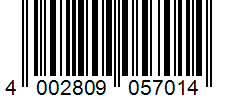 Barcode 4002809057014