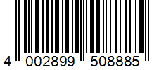 Barcode 4002899508885
