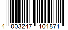 Barcode 4003247101871