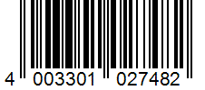 Barcode 4003301027482