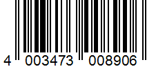 Barcode 4003473008906