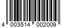 Barcode 4003514002009