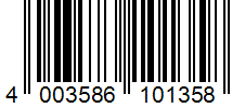 Barcode 4003586101358