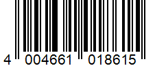 Barcode 4004661018615