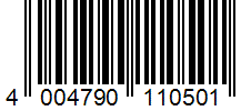 Barcode 4004790110501