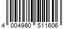 Barcode 4004980511606