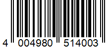 Barcode 4004980514003