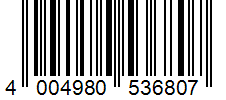 Barcode 4004980536807