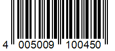 Barcode 4005009100450