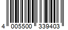 Barcode 4005500339403