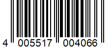 Barcode 4005517004066