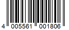 Barcode 4005561001806