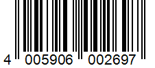 Barcode 4005906002697