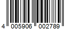 Barcode 4005906002789