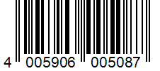 Barcode 4005906005087