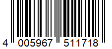 Barcode 4005967511718