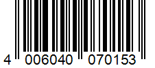 Barcode 4006040070153