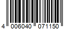 Barcode 4006040071150