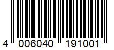 Barcode 4006040191001