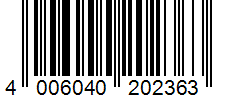 Barcode 4006040202363