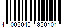 Barcode 4006040350101