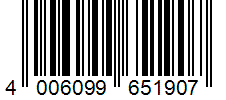 Barcode 4006099651907