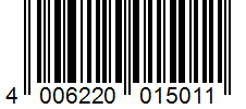 Barcode 4006220015011